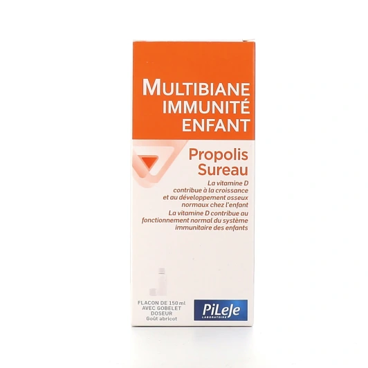 Pileje Multibiane Immunité Enfant Propolis Sureau