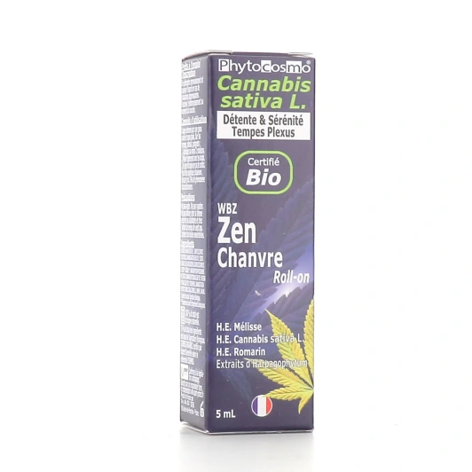 PhytoCosmo WBZ Sérum Zen Chanvre Bio Roll-on