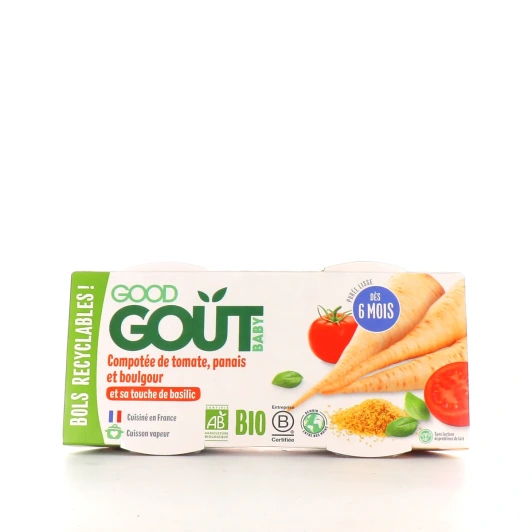 Good Goût Plat cuisiné compotée de tomate, panais et boulgour