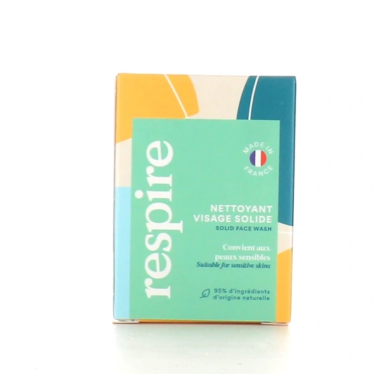 Respire Nettoyant Visage Naturel Solide