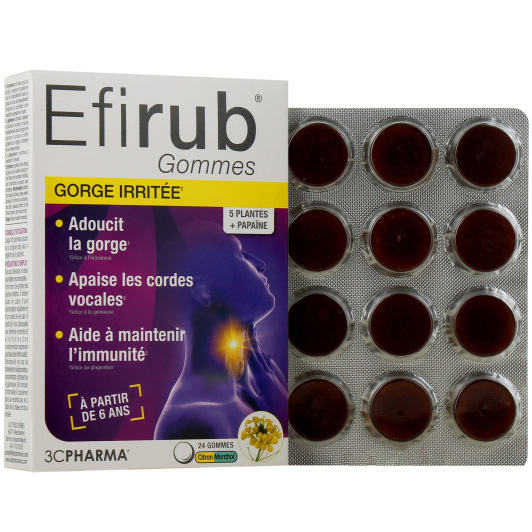 3C Pharma Efirub Gorge Irritée