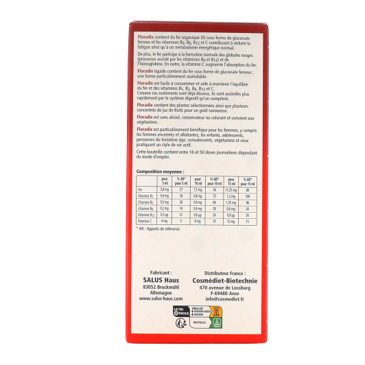 Complément Alimentaire Fer Premium Bisglycinate - Anti-fatigue, 30 Comprimés