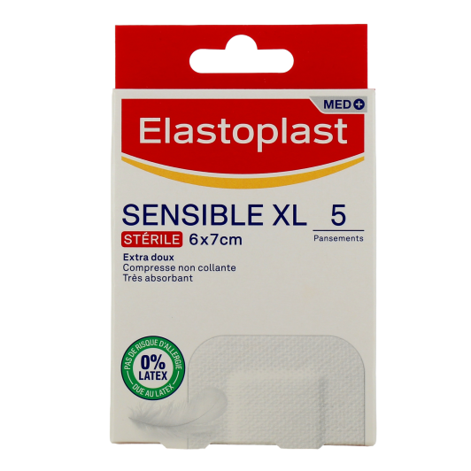 Pansement Sensible XXL Stérile Elastoplast - Boîte De 5 Pansement