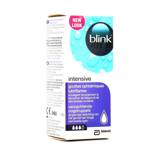 Blink Intensive Gouttes Ophtalmiques Lubrifiantes