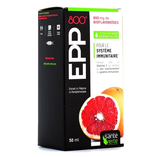 Santé Verte Extrait de Pépins de Pamplemousse 800