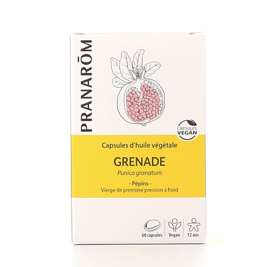 Pranarom Capsules d'Huile végétale de Grenade