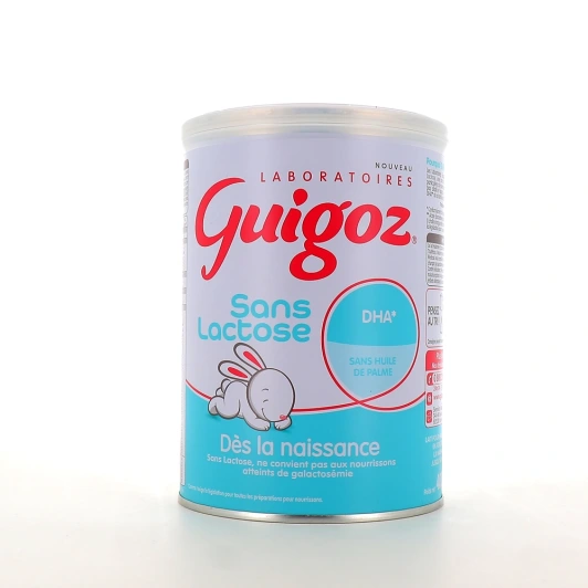 Guigoz Sans Lactose Lait en Poudre 1er âge
