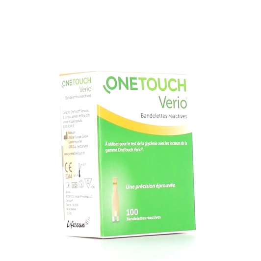 OneTouch Verio Bandelettes Réactives
