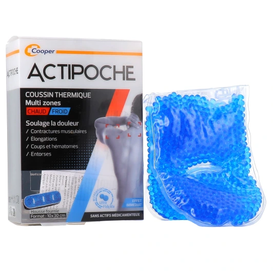 Actipoche Coussin Thermique Microbilles Multi Zones