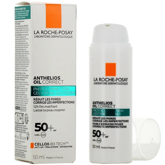 Anthelios Oil Correct Crème Solaire Matifiante SPF 50+