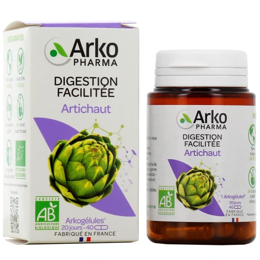 Arkogélules Artichaut Bio 40 ou 130 gélules