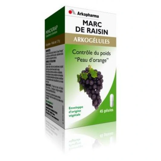 Arkogélules MINCIGRAP Marc de Raisin 45 gélules