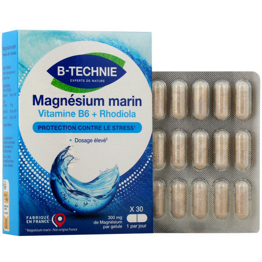 B-Technie Magnésium Marin + B6 + Rhodiola