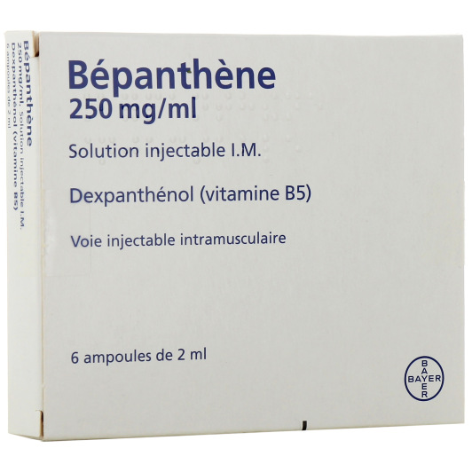 Bepanthene 250 mg/ml 6 ampoules