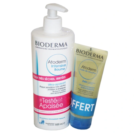Bioderma Atoderm Intensive Baume + Huile de douche OFFERTE