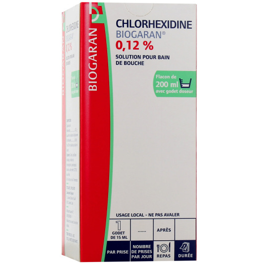 Biogaran Chlorhexidine 0,12% Bain de Bouche