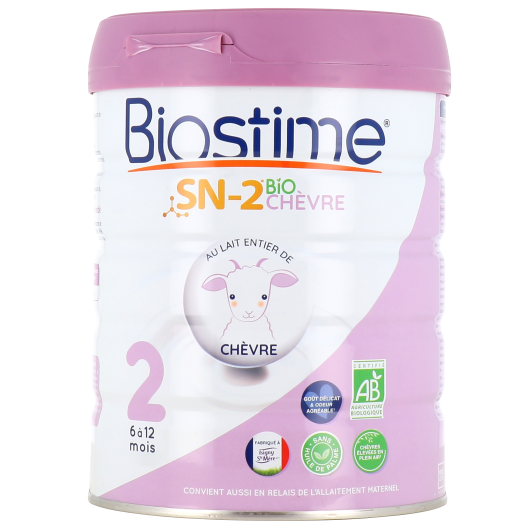 Biostime Lait de chèvre Bio 2eme âge