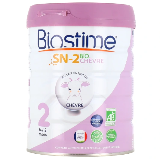 Biostime Lait de chèvre Bio 2eme âge