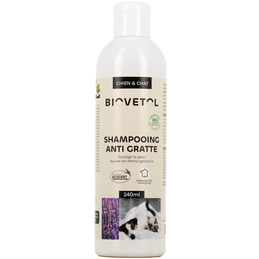 Biovetol Shampooing Anti Gratte Bio Chien & Chat