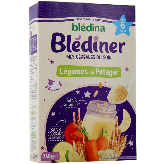 Blédina Blédiner Céréales du Soir