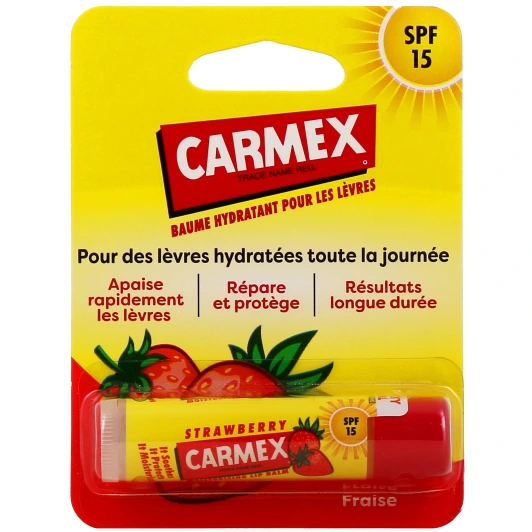 Carmex Stick Lèvres Fraise SPF15
