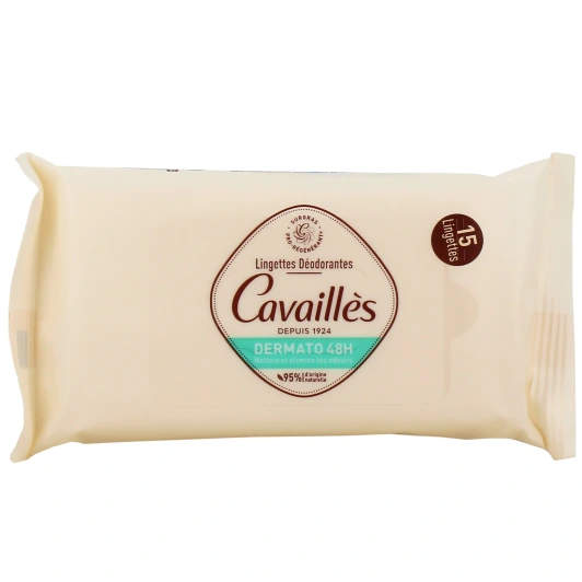 Cavaillès Lingettes Déodorantes