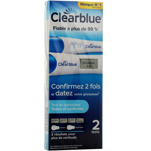 Clearblue Test de Grossesse Testez et Confirmez