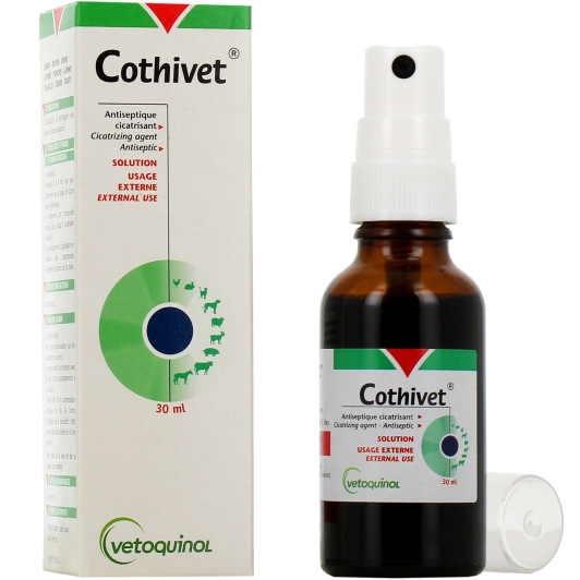 Cothivet Solution Antiseptique et Cicatrisante