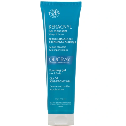 Ducray Keracnyl gel moussant 100 ml OFFERT