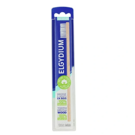 Elgydium Brosse à Dents en Bois