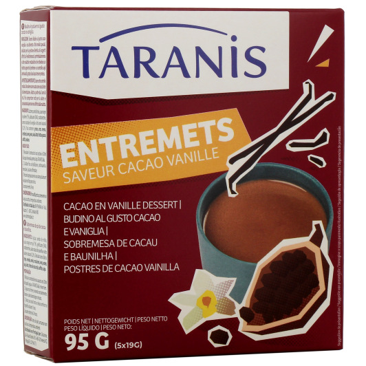 Entremets Cacao Vanille Taranis