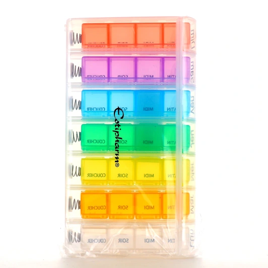 Estipharm Pilulier Hebdomadaire Rectangulaire