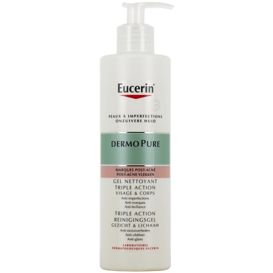 Eucerin DermoPure Gel nettoyant triple action