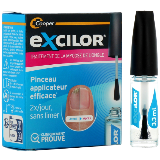 Excilor Mycose de l'Ongle Solution et Stylet