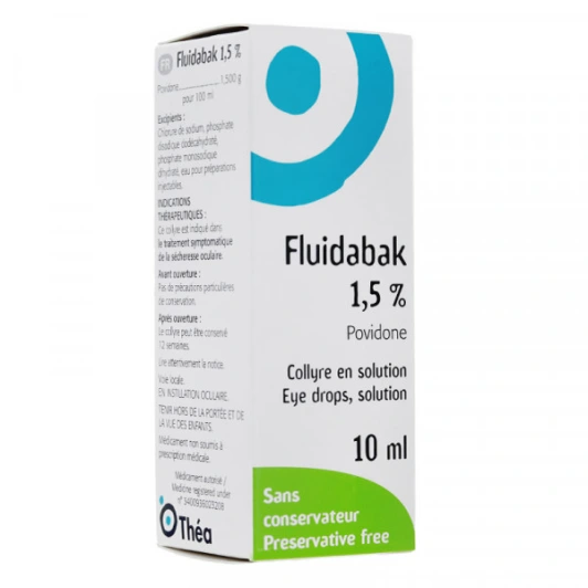 Fluidabak 1,5% Collyre 10 ml