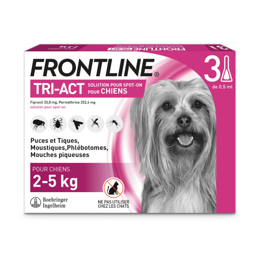 Frontline Tri-Act Chien Pipettes
