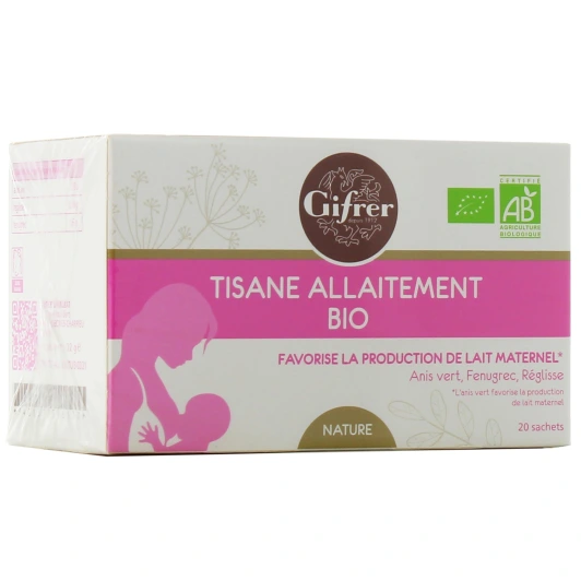 Gifrer Tisane Allaitement Bio 20 sachets