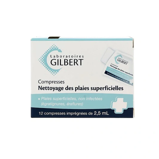 Gilbert Compresses d'alcool