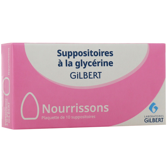 Gilbert Suppositoires à la glycérine Nourrisson