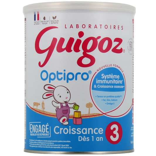 Guigoz Optipro Croissance Lait 3ème âge