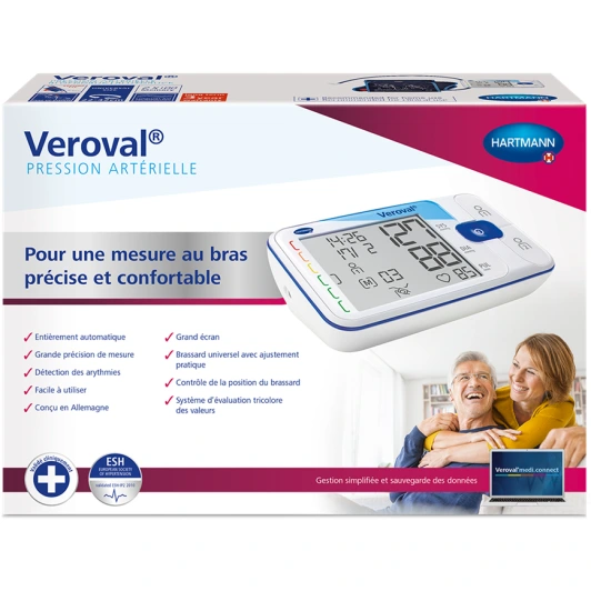 Hartmann Veroval Tensiomètre de Bras connecté
