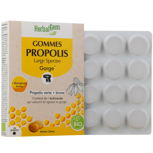 Herbalgem Propolis Large Spectre Gommes Bio