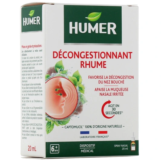 Humer Décongestionnant Rhume