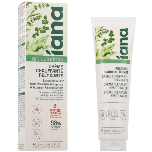 Iana Crème Chauffante Relaxante Articulations