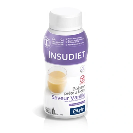 Insudiet Boisson Vanille Prête à boire 200ml