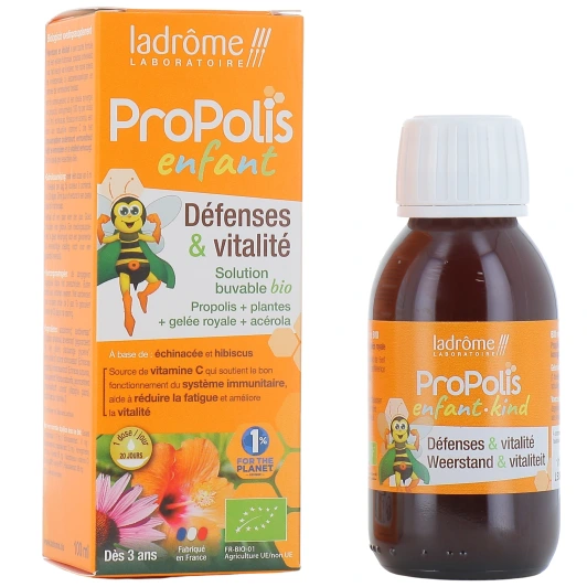 Ladrôme Propolis Enfant Sirop Défenses et Vitalité