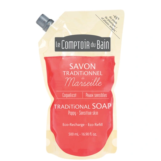 Le comptoir du Bain Eco Recharge Savon de Marseille Liquide