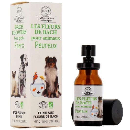 Les Fleurs de Bach pour Animaux Peureux