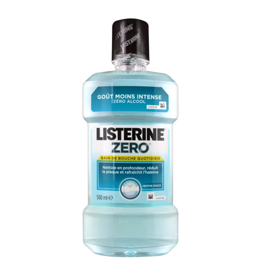 Listerine Zéro Bain de bouche quotidien 500ml