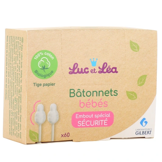 Luc et Léa Bâtonnets Bébés Embout Sécurité